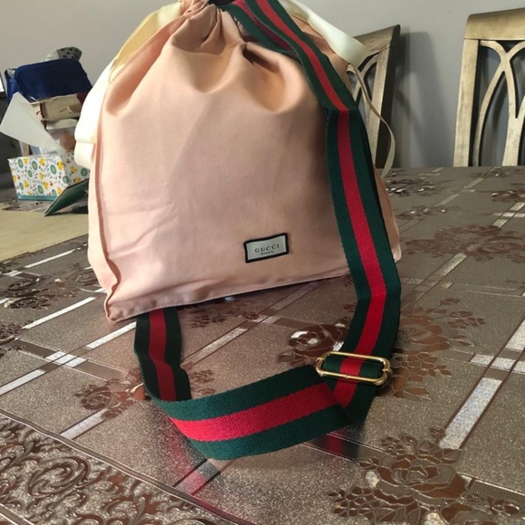 Gucci drawstring bag in to Sling bag converted in to Crossbody Bag with … - Picture 3 of 7